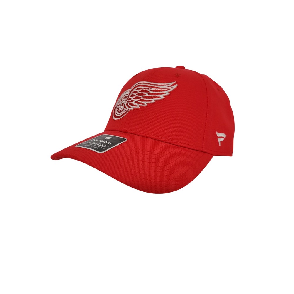 Fanatics Detroit Red Wings Hat Unisex Adjustable Red Core Structured NHL Cap NEW